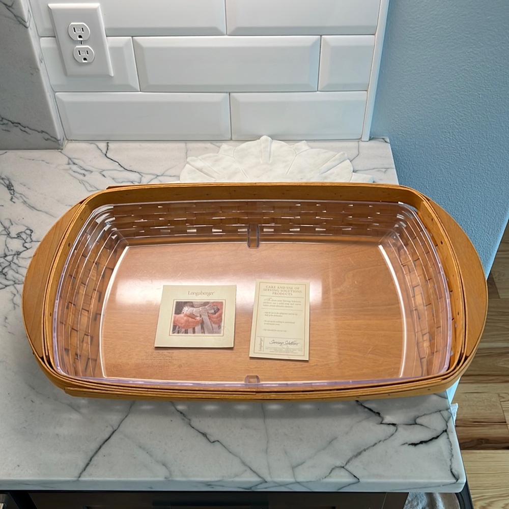 Longaberger 2003 Serving Tray Basket